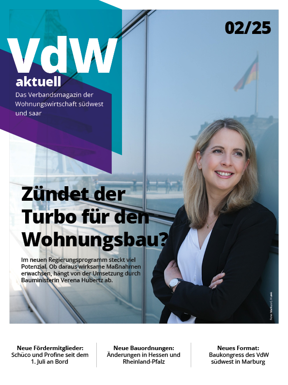 Titelseite VdW aktuell 2/2025