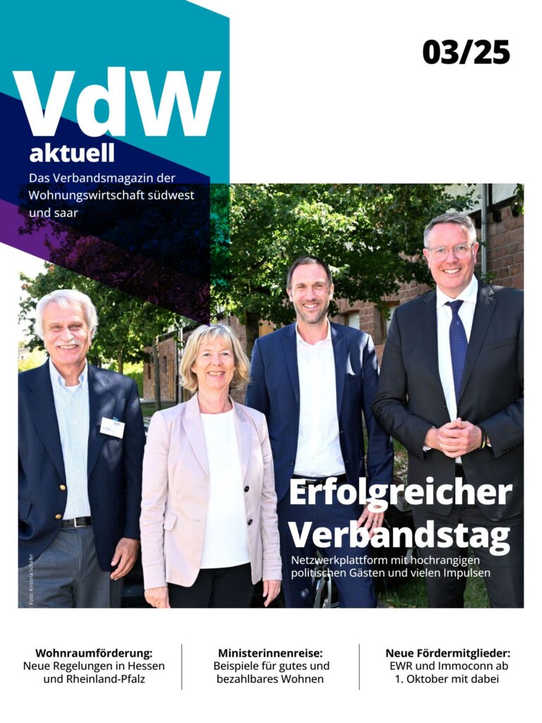 Titelseite VdW aktuell 3/2025